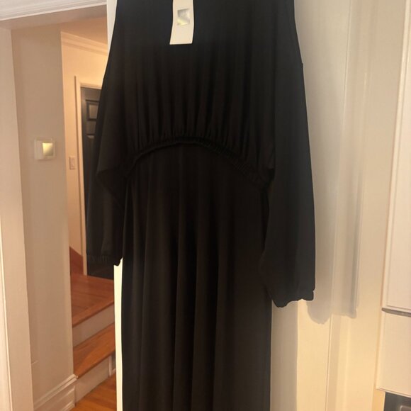 Zara Black Long Sleeve Dress - Picture 5 of 8